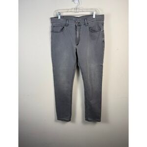 Mott & Bow Mens Slim Fit Gray Denim Jeans 34x30 STON_21M0